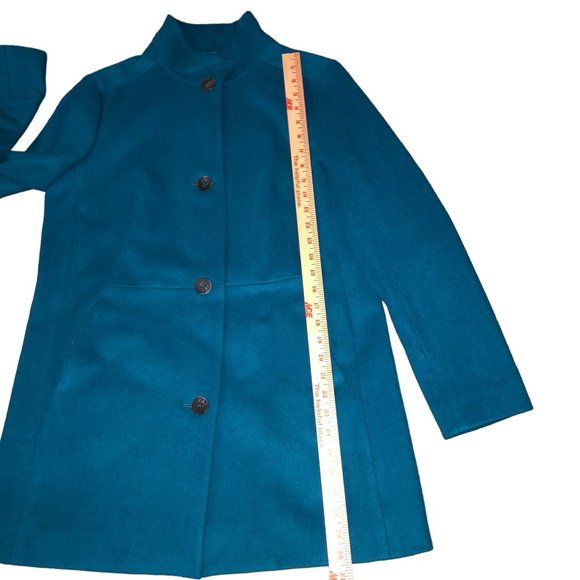 J Jill Coat Womens S NEW Peacock 045231 Lined - Picture 9 of 16